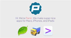 Desktop Screenshot of panic.com